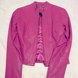 BCBG Max Azria leather jacket